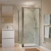 EDPP9014-EDPD9030-EDPJ25P1424 900 X 900mm Framed Pivot Shower Enclosure With Tray And Waste main image