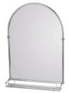 LMHAHC09GF Frontline Holborn Traditional Arched 490 x 700mm Bathroom Mirror with Shelf main image