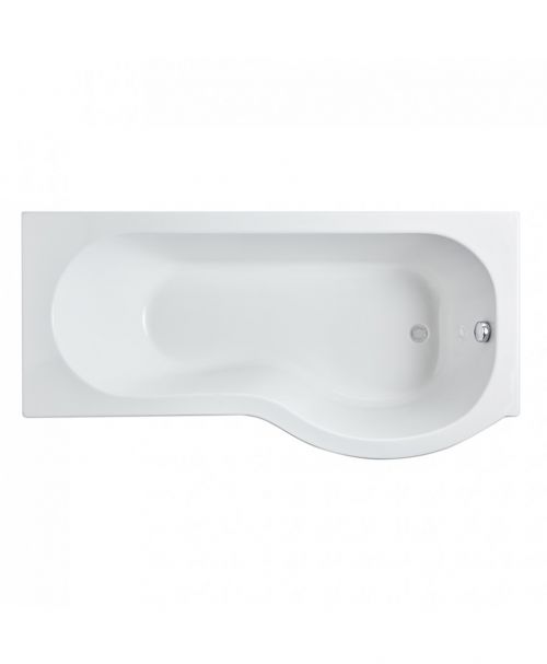 WBP1785R Nuie 1700 x 850 P Shape Shower Bath RH